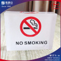 Löschen Acrylic No Smoking Sign Board für Hotel